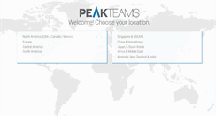 Desktop Screenshot of peakteams.com